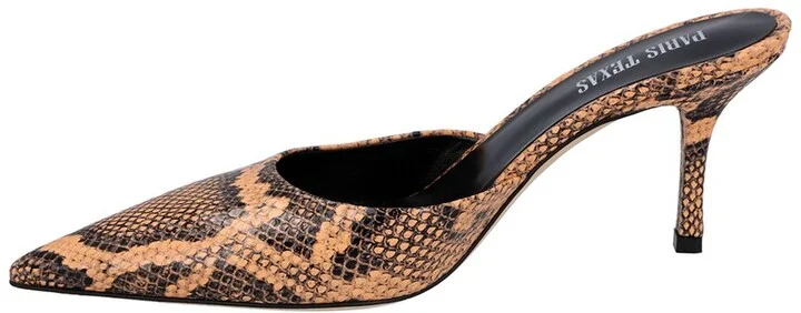 Paris Texas Kitty Leather Mule - Image 2