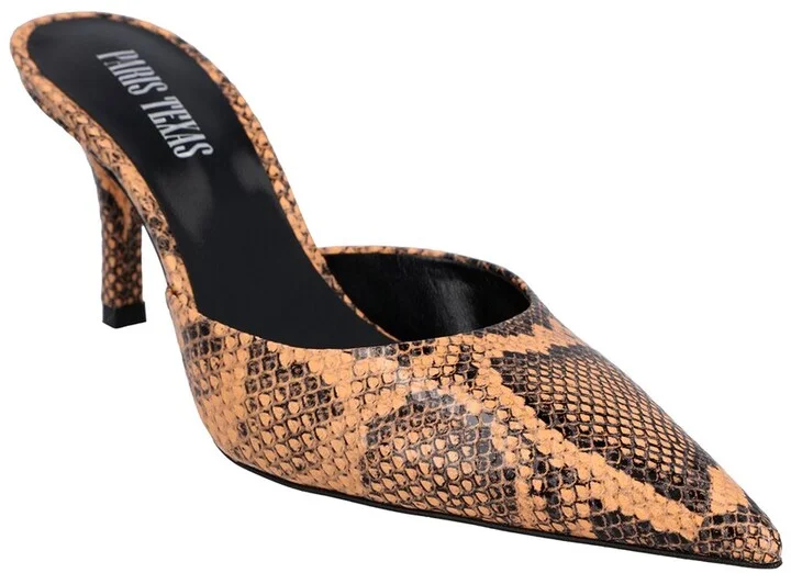 Paris Texas Kitty Leather Mule
