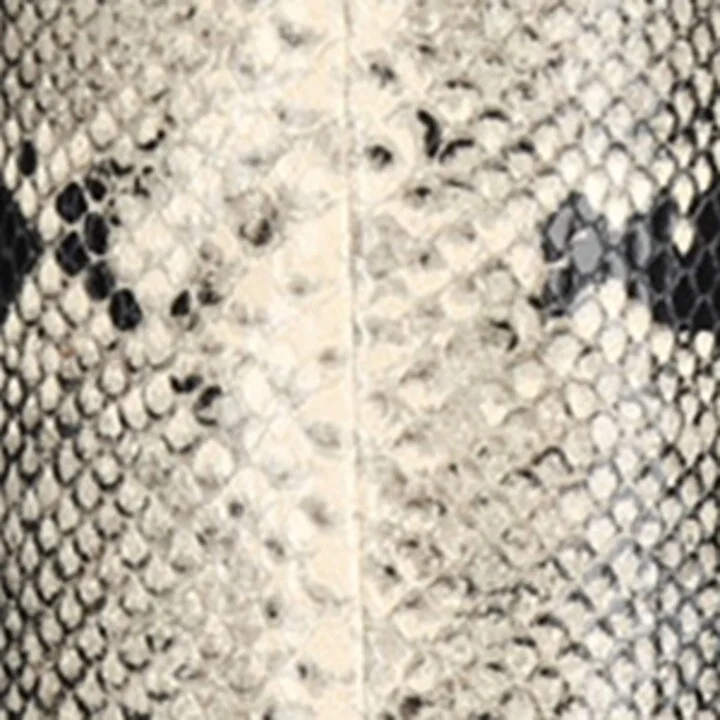 Paris Texas Leather Python Print Knee-High Boots 105 - Image 4