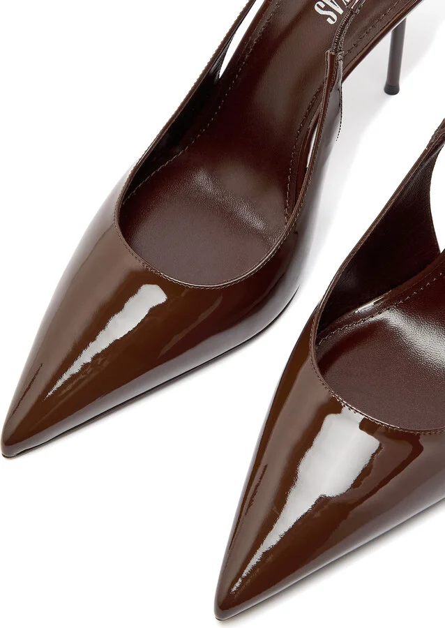 Paris Texas Lidia 110 Patent Leather Slingback Pumps - Image 3