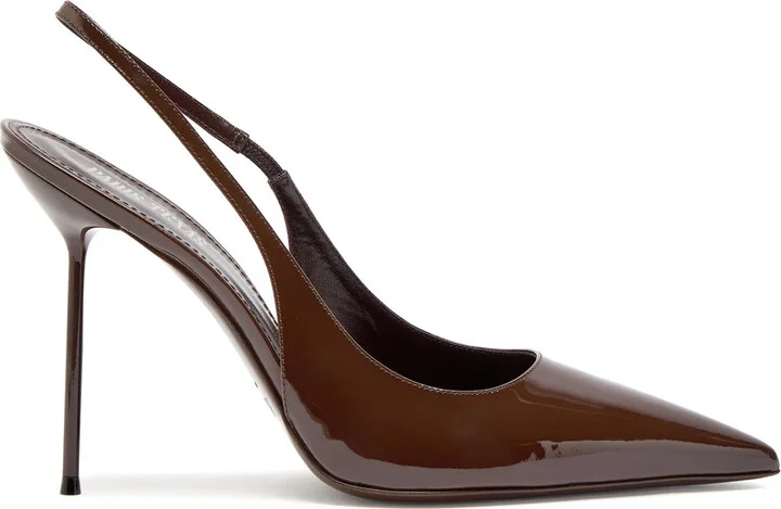 Paris Texas Lidia 110 Patent Leather Slingback Pumps