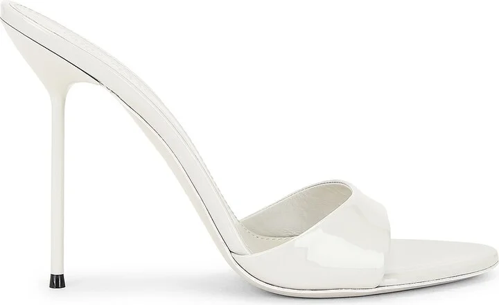 Paris Texas Lidia 90 Mule in Light Grey