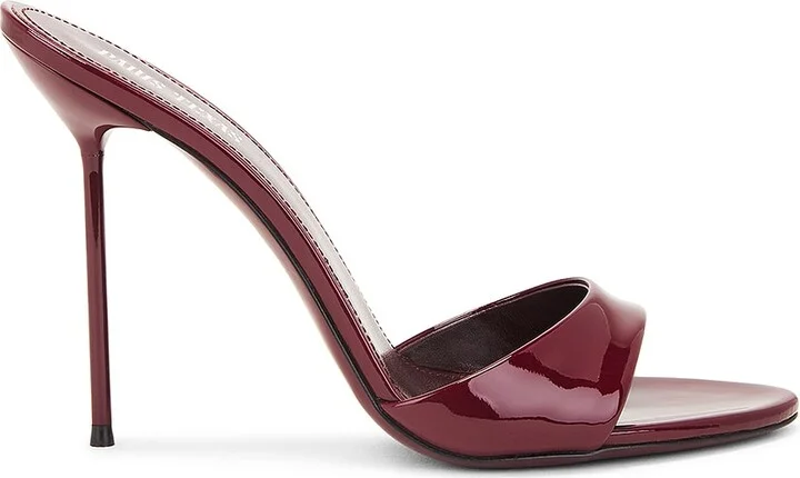 Paris Texas Lidia Mule 105 in Burgundy
