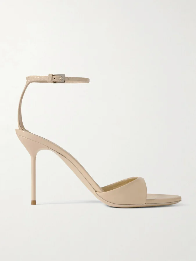 Paris Texas - Lidia Patent-leather Sandals - Cream