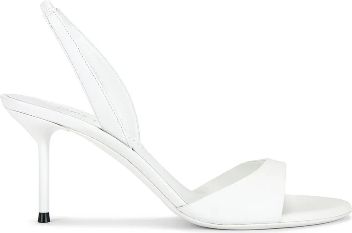 Paris Texas Lidia Slingback 70 Sandal in White