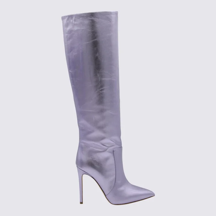Paris Texas Lilac Leather Boots