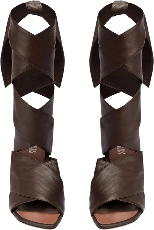 Paris Texas Lorena Lace Up Sandal 100 - Image 3