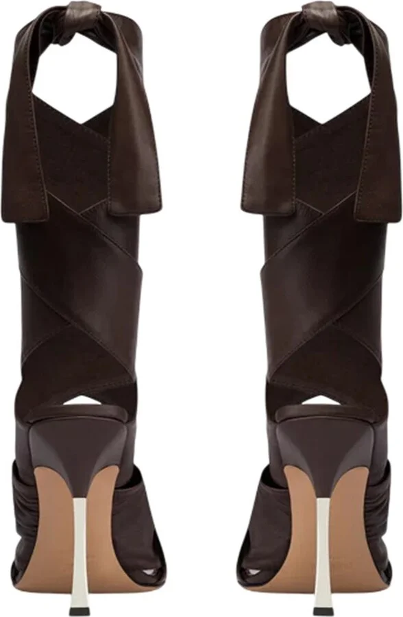Paris Texas Lorena Lace Up Sandal 100 - Image 4