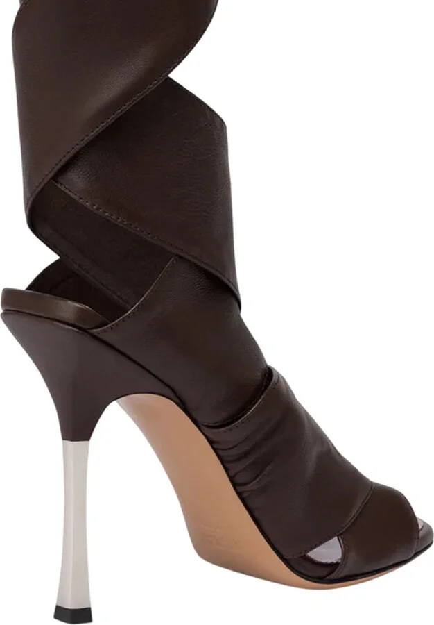 Paris Texas Lorena Lace Up Sandal 100 - Image 5