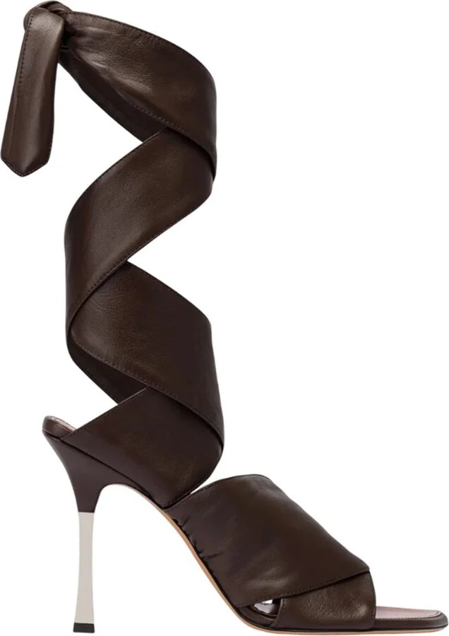 Paris Texas Lorena Lace Up Sandal 100