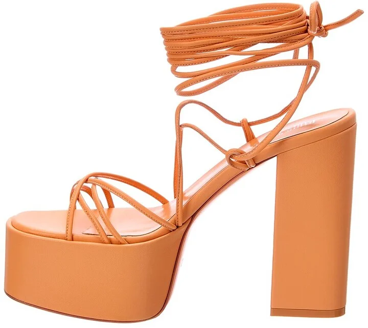 Paris Texas Malena Leather Platform Sandal - Image 2