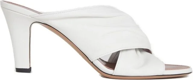 Paris Texas Maria Ruched Mules