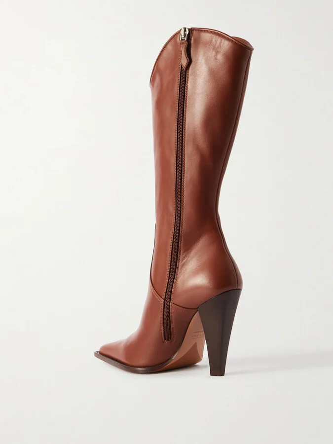 Paris Texas - + Nadia Lee Cohen Leather Boots - Brown - Image 3