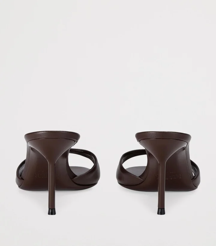 Paris Texas Nappa Leather Lidia Mules 70 - Image 2