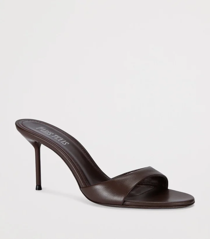 Paris Texas Nappa Leather Lidia Mules 70 - Image 3