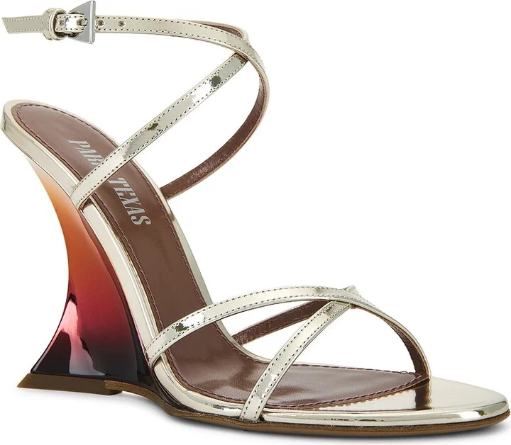 Paris Texas Nina 105 Sandal in Metallic Gold - Image 2