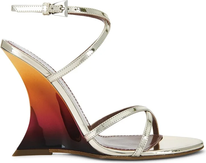 Paris Texas Nina 105 Sandal in Metallic Gold