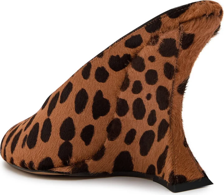 Paris Texas Nina 110 Leopard-print Calf Hair Mules - Image 2