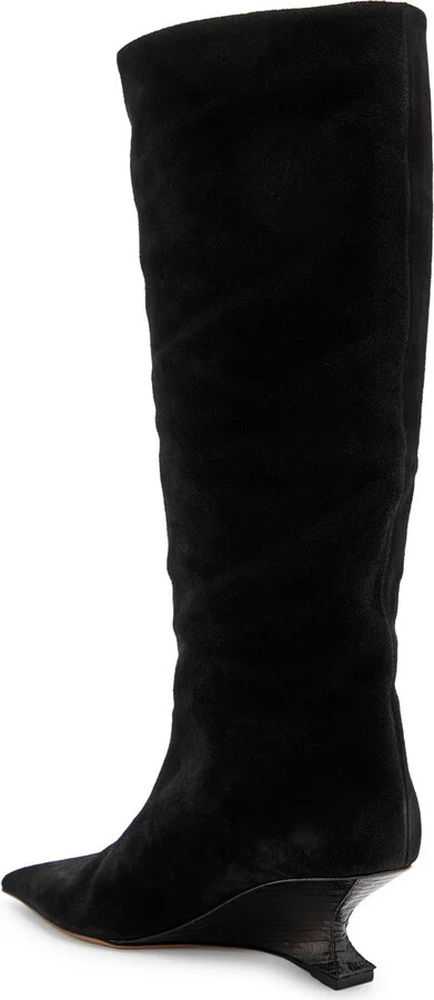 Paris Texas Nina 50 Suede Knee-high Boots - Image 2