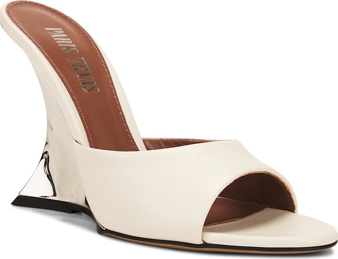 Paris Texas Nina Mule in White - Image 2