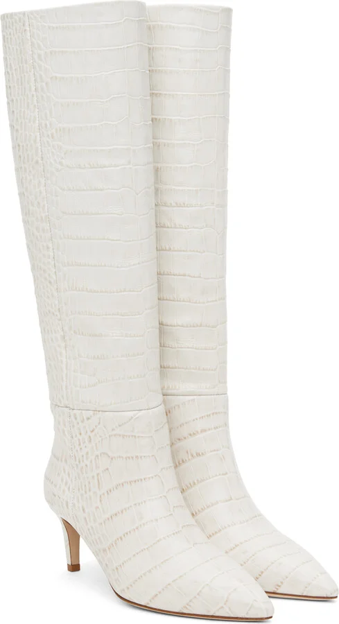 Paris Texas Off-White Stiletto 60 Tall Boots - Image 4