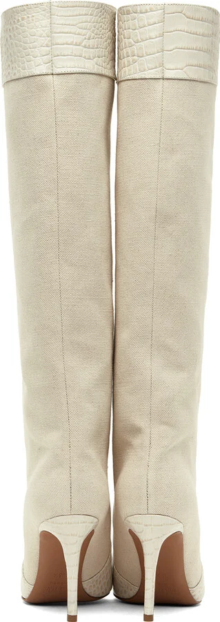 Paris Texas Off-White Stiletto 85 Boots - Image 2