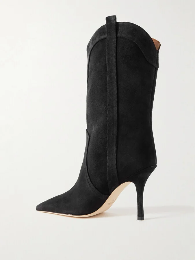 Paris Texas - Paloma Suede Boots - Black - Image 3