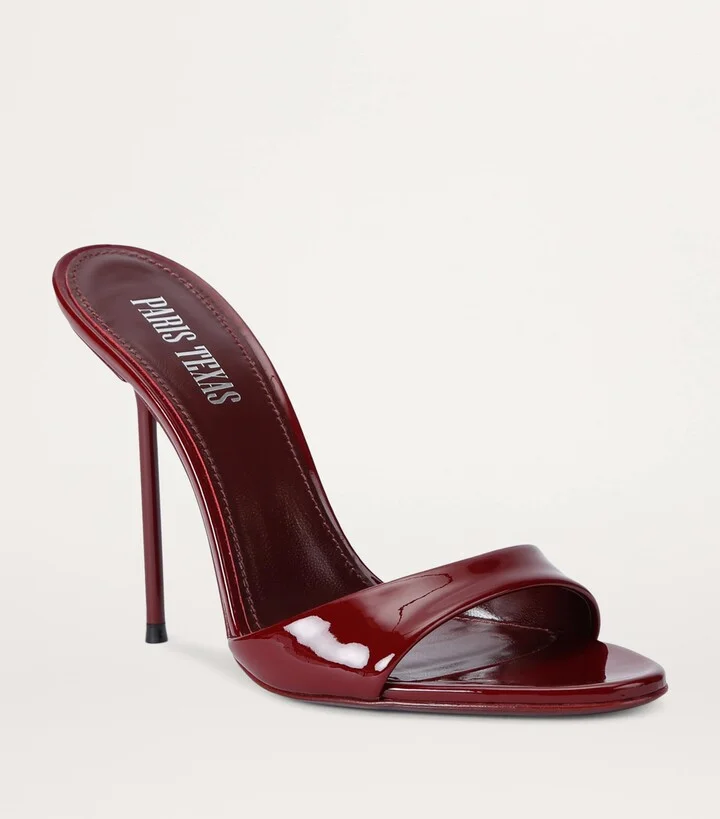 Paris Texas Patent Leather Lidia Mules 105 - Image 4
