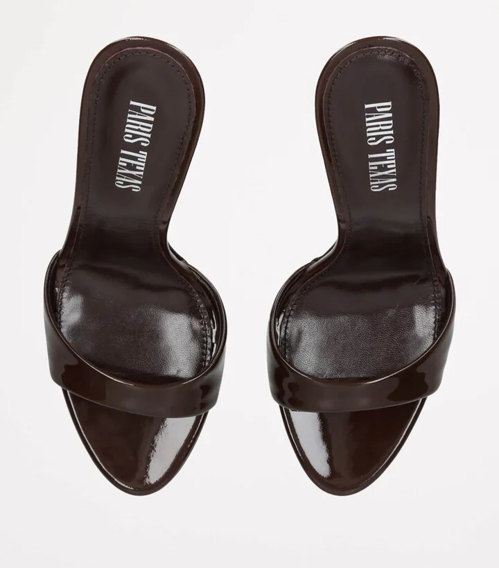 Paris Texas Patent Leather Lidia Mules 105 - Image 4