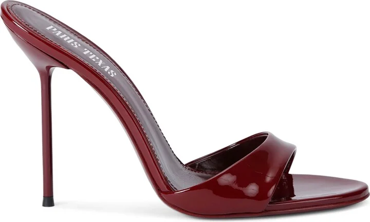 Paris Texas Patent Leather Lidia Mules 105