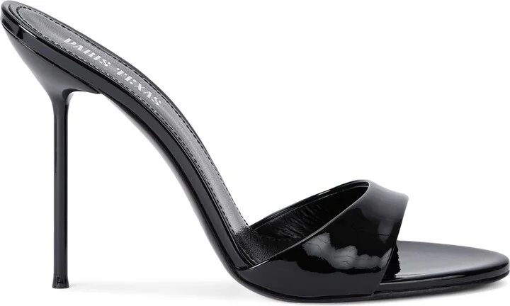 Paris Texas Patent Leather Lidia Mules 105