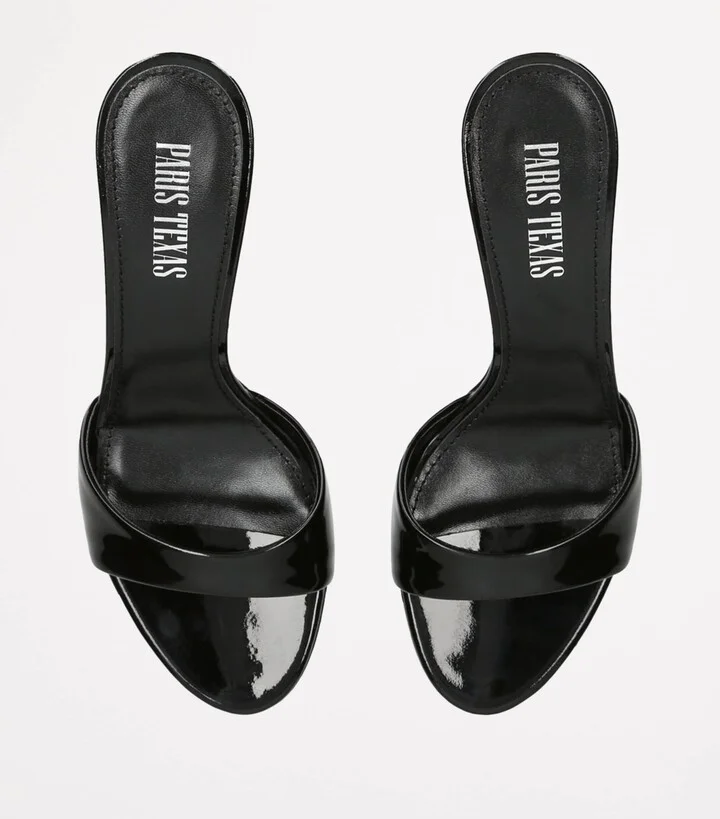 Paris Texas Patent Leather Lidia Mules 70 - Image 4