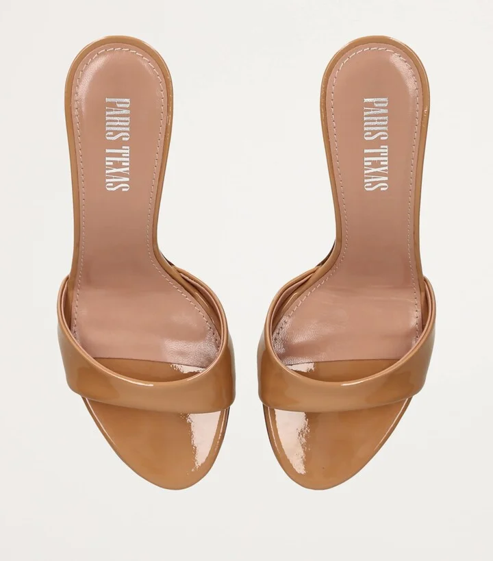 Paris Texas Patent Leather Lidia Mules 70 - Image 6