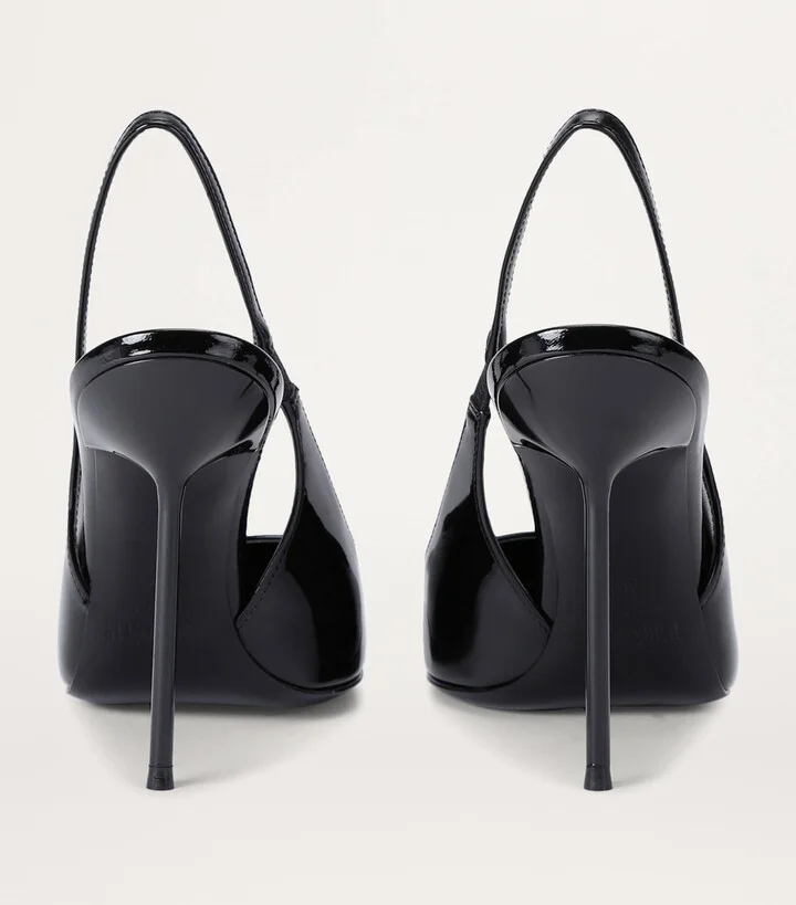 Paris Texas Patent Leather Lidia Slingback Pumps 105 - Image 3