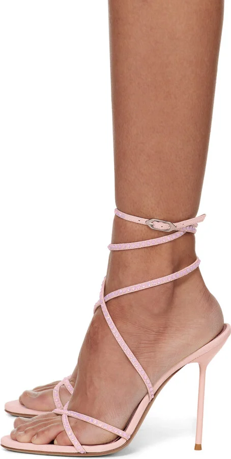 Paris Texas Pink Holly Liz Heeled Sandals - Image 3
