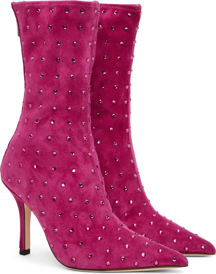 Paris Texas Pink Holly Mama Boots - Image 4