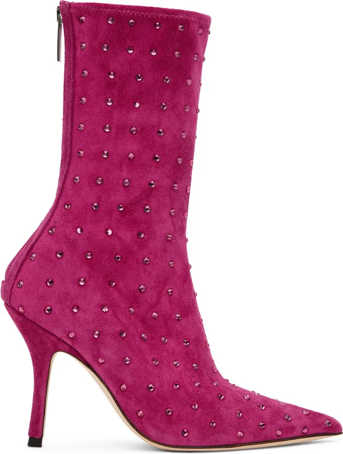 Paris Texas Pink Holly Mama Boots