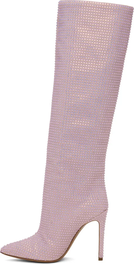 Paris Texas Pink Holly Stiletto Boots - Image 3