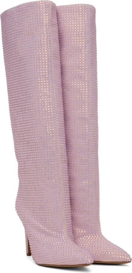 Paris Texas Pink Holly Stiletto Boots - Image 4