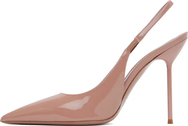 Paris Texas Pink Lidia Slingback Heels - Image 3