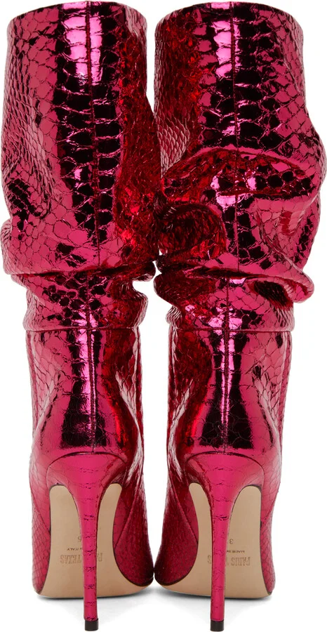 Paris Texas Pink Slouchy Boots - Image 2