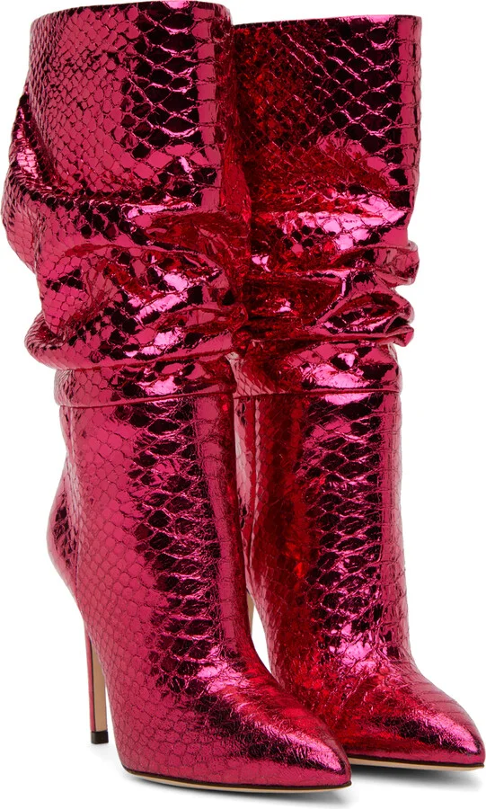 Paris Texas Pink Slouchy Boots - Image 4