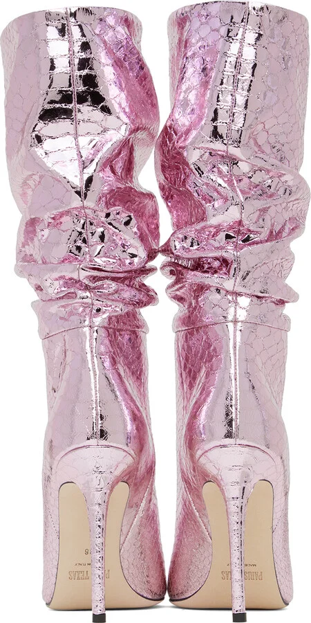 Paris Texas Pink Slouchy Boots - Image 2