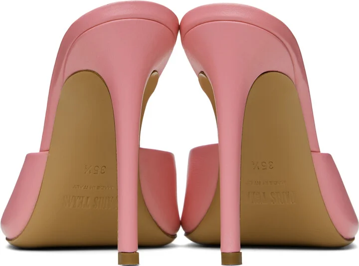 Paris Texas Pink Stiletto Heeled Sandals - Image 2
