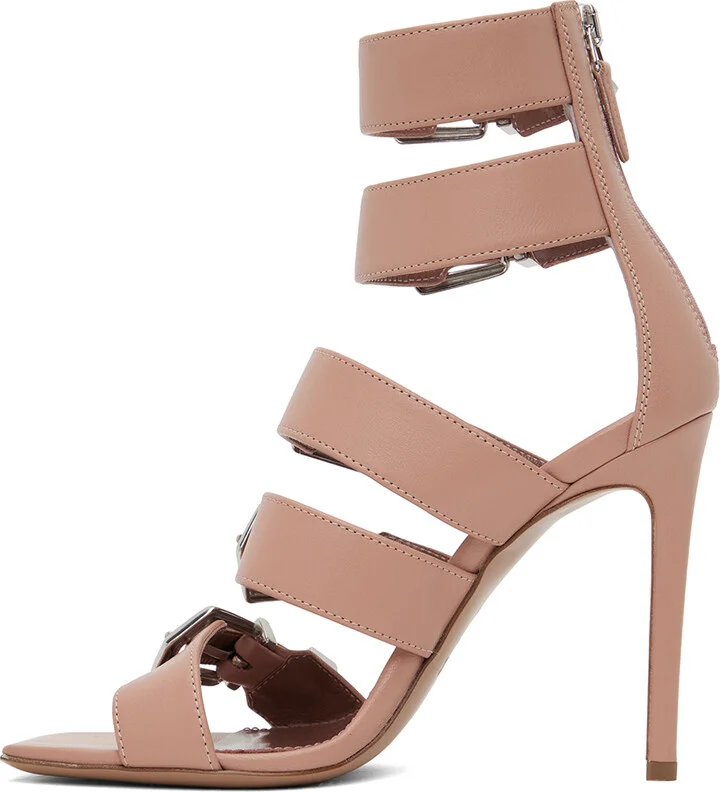Paris Texas Pink Ursula Heeled Sandals - Image 3