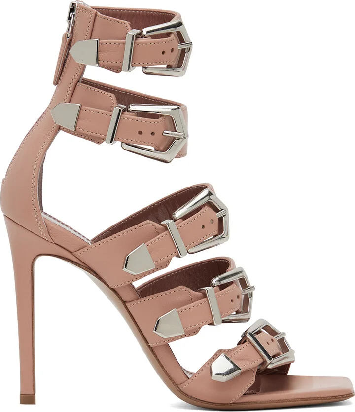 Paris Texas Pink Ursula Heeled Sandals
