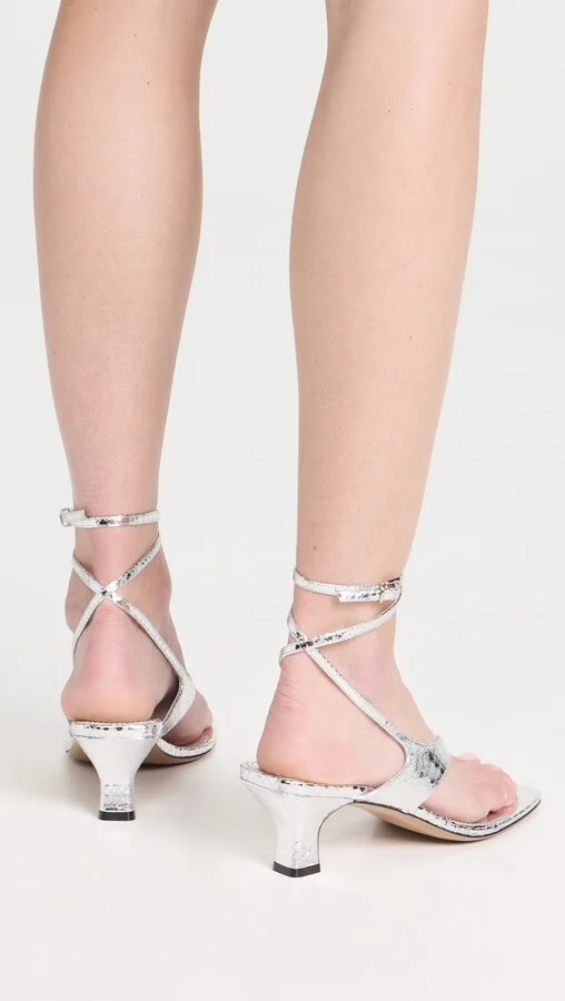 Paris Texas Portofino Lace Up Sandals - Image 5
