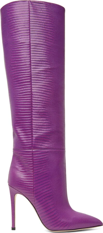 Paris Texas Purple Stiletto Boots