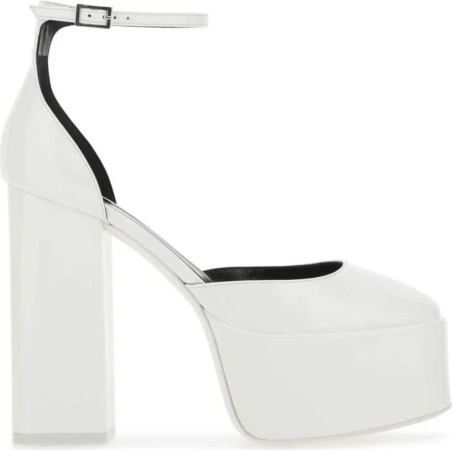 Paris Texas Round Toe Platform Pumps