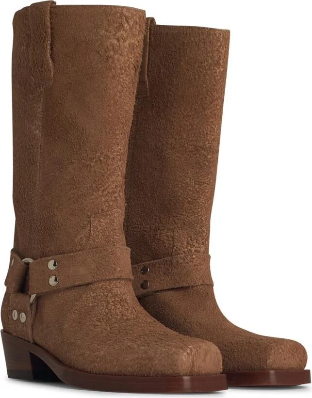 Paris Texas 'Roxy' Beige Suede Boots - Image 2
